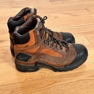 Danner Instigator 6" GTX Combat Boot Brown GoreTex 47002 Size 9.5 Mens *FLAW